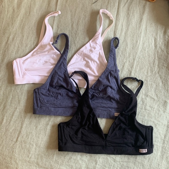 Intimisimi Organic Cotton Comfort Bras — Set of 3 - Picture 1 of 10